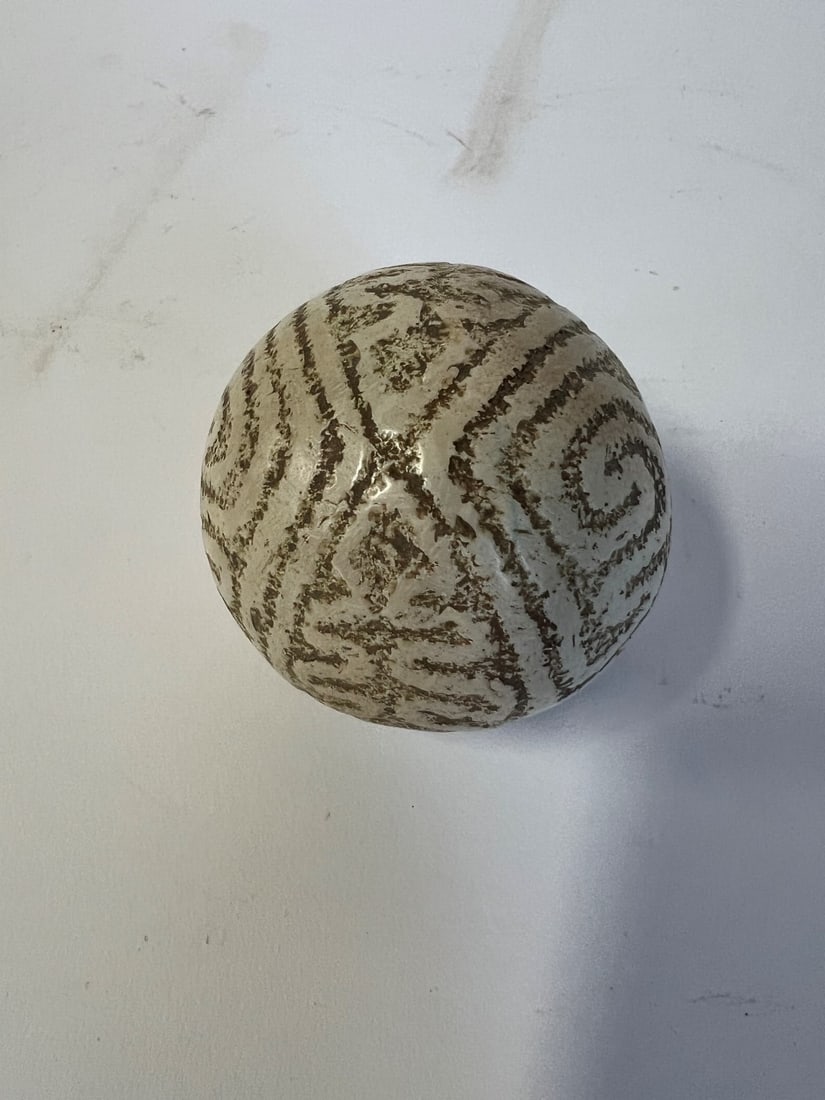 Taino Ceremonial Carved Ball (1 of 1)