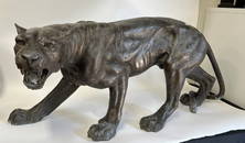 Bronze Yard Statuary Panther