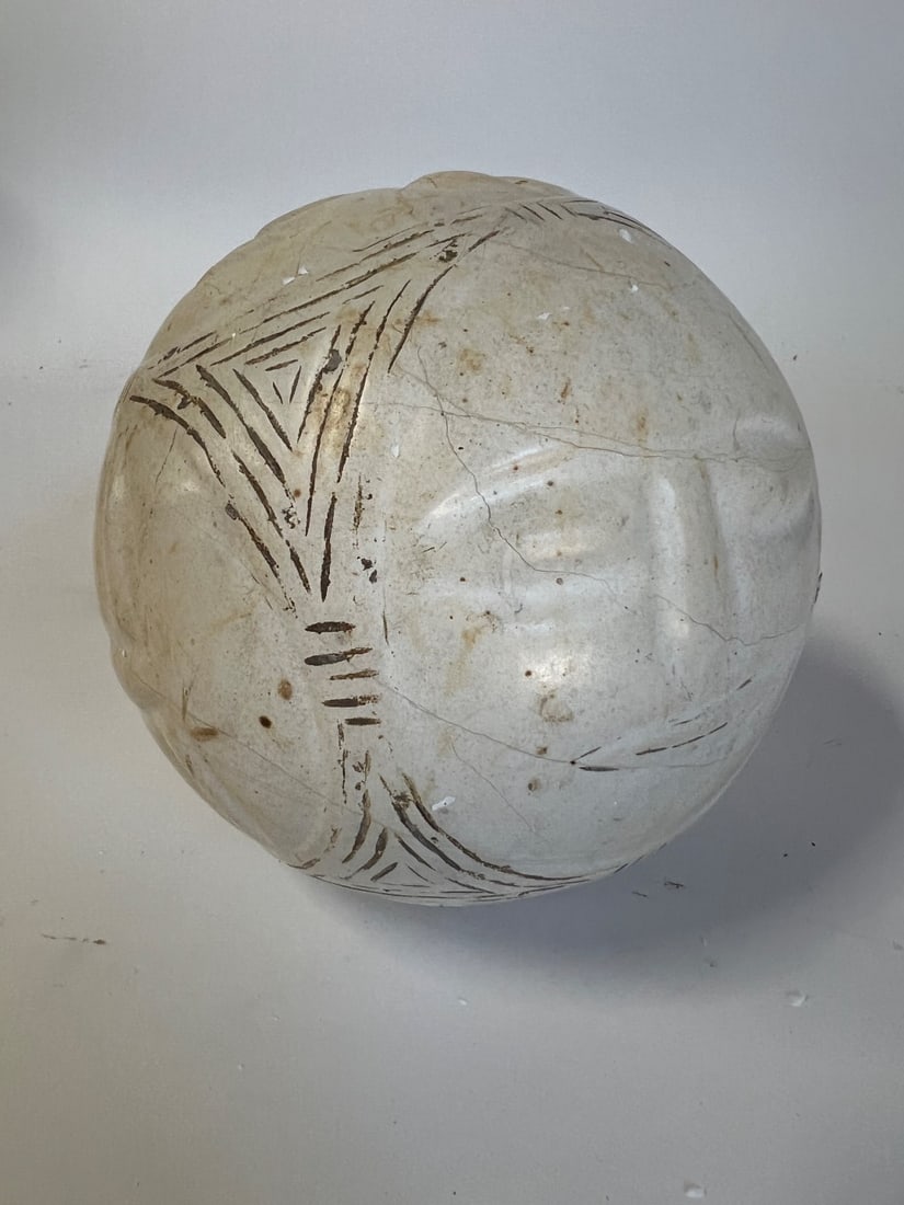 Large Taino Ceremonial Carved Ball (1 of 1)