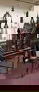 Superb Bird Cage "Building" on Custom Table