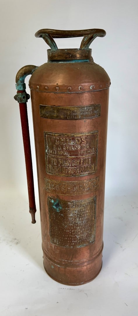 Antique Copper Fire Extinguisher (1 of 5)