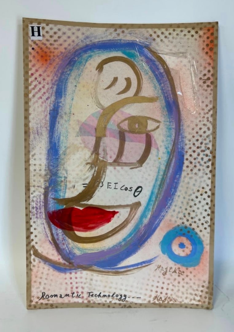 Magtka. Watercolor. Romantic Technology Sgd.: On paper. Signed lower left. 21"H x 14"W