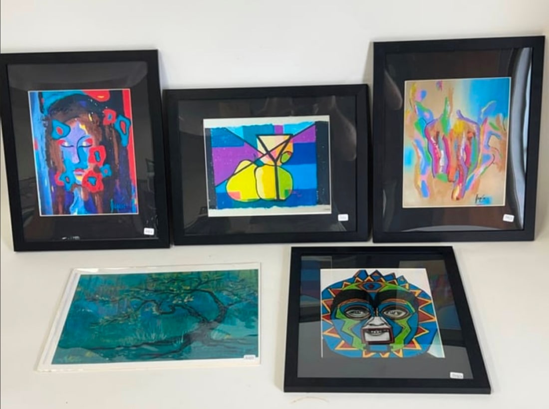 Collector or Dealer's Lot of Artwork Signed (5) (1 of 1)