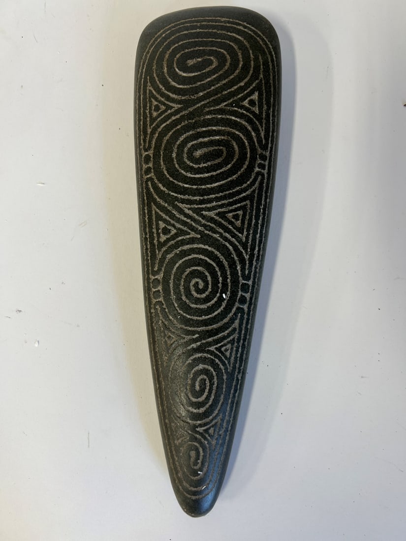 Taino Black Stone Carribean Islands Hacha (1 of 2)