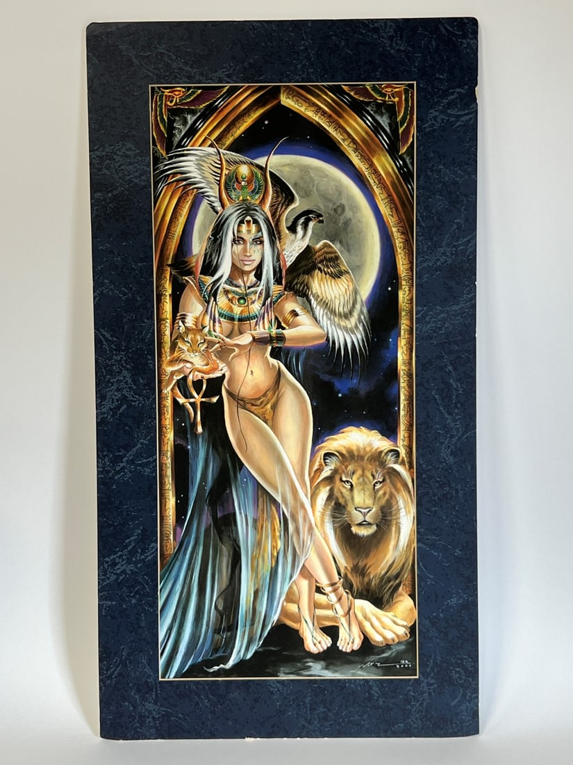 Utz Ltd. Ed. Lithograph Girl with Lion (1 of 6)