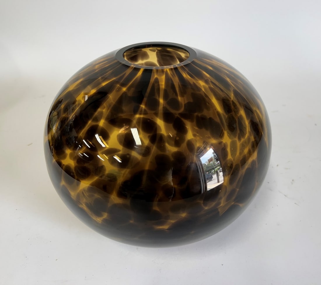 MCM Art Glass Vase Sgd Lenox (1 of 3)