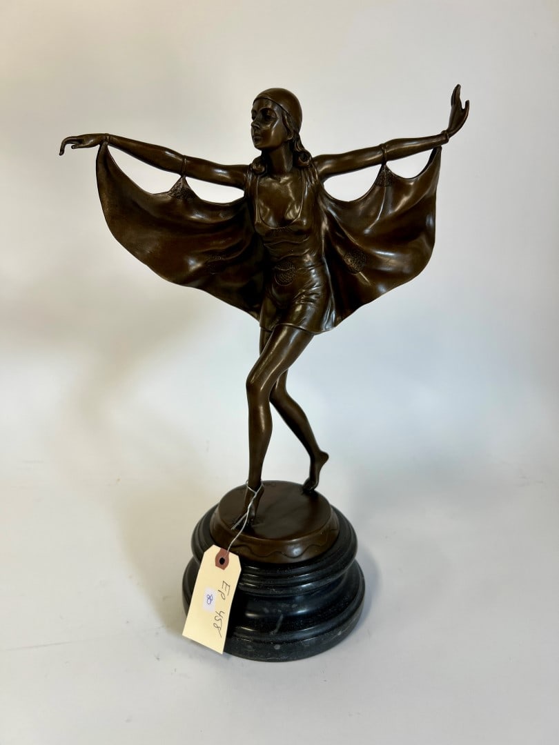 Otto Poertzel . Bronze. Art Deco Dancer (1 of 4)