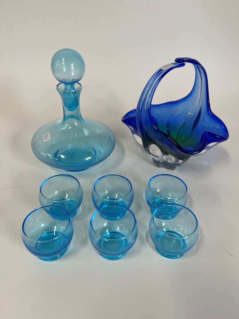 Collector's Lot Cobalt & Blue Glass (1 of 1)