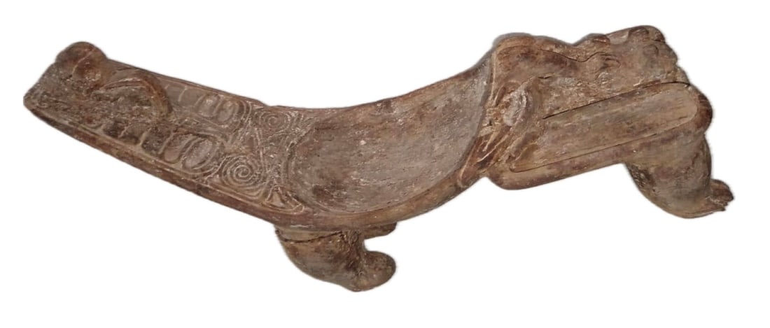 Rare Wooden Ceremonial Duho (1 of 1)