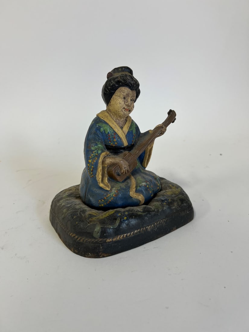 Cast Iron Door Stop Geisha (1 of 3)
