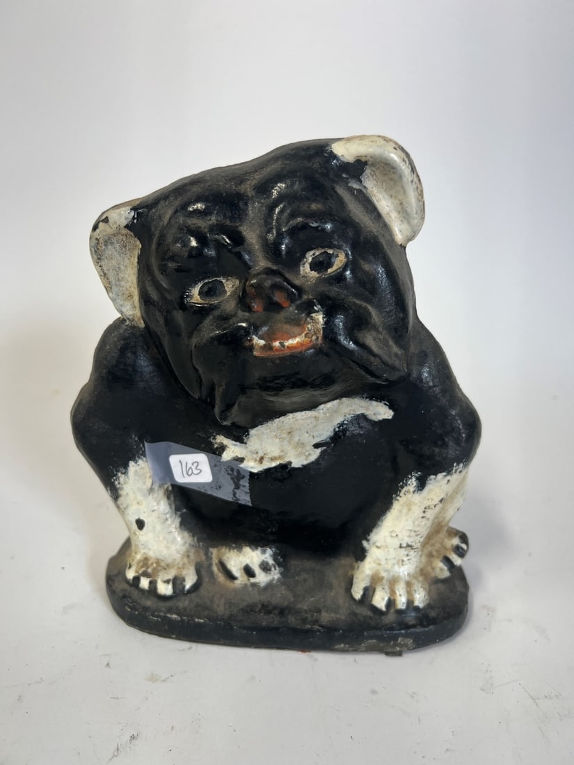 Cast Iron Bul  Dog Doorstop . Rare (1 of 2)