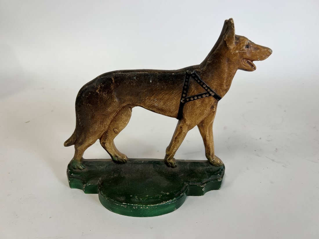 Cast Iron German Shepherd Doorstop (1 of 2)