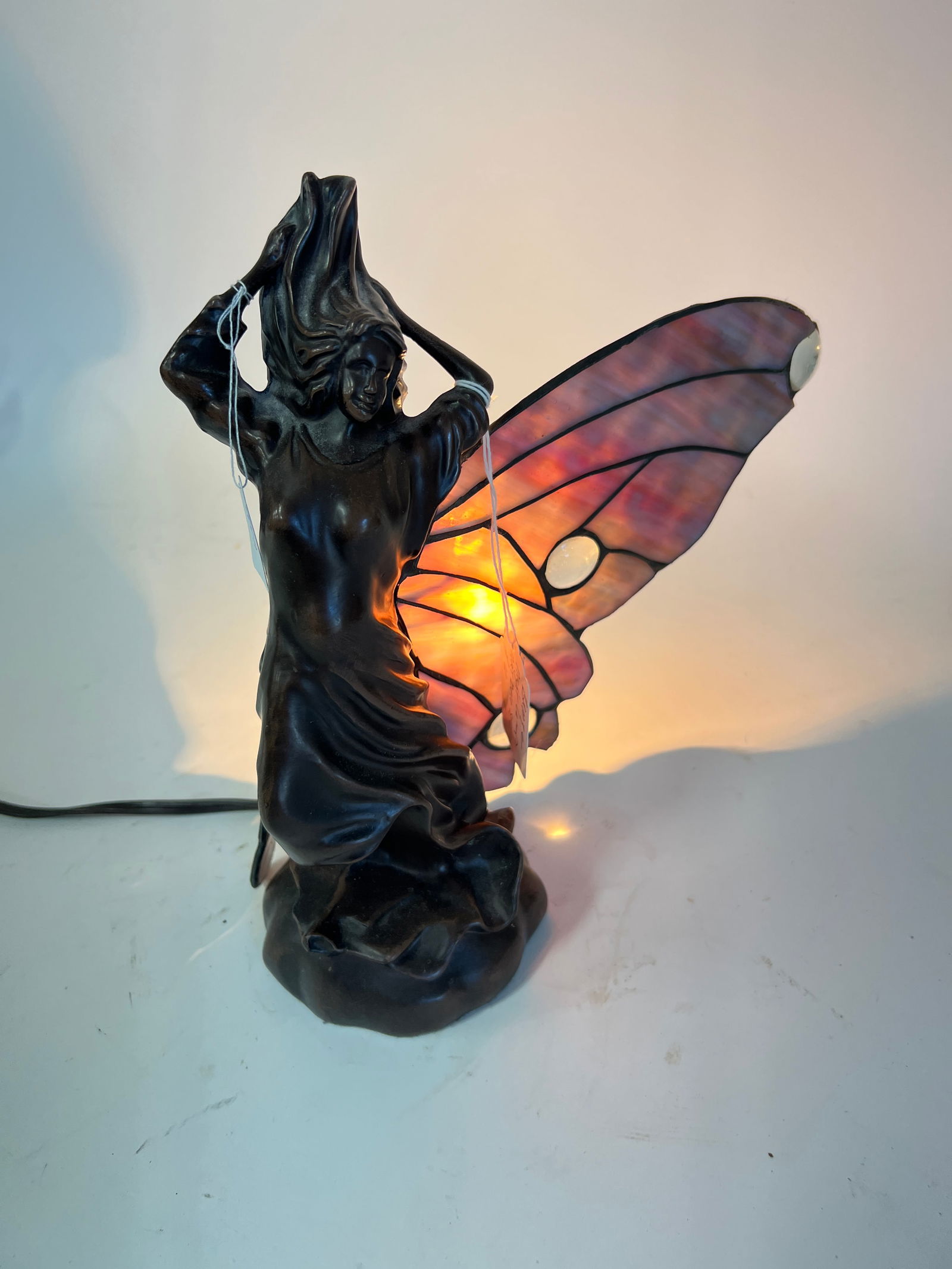 Bronze Art Deco Style Night Lamp (1 of 3)