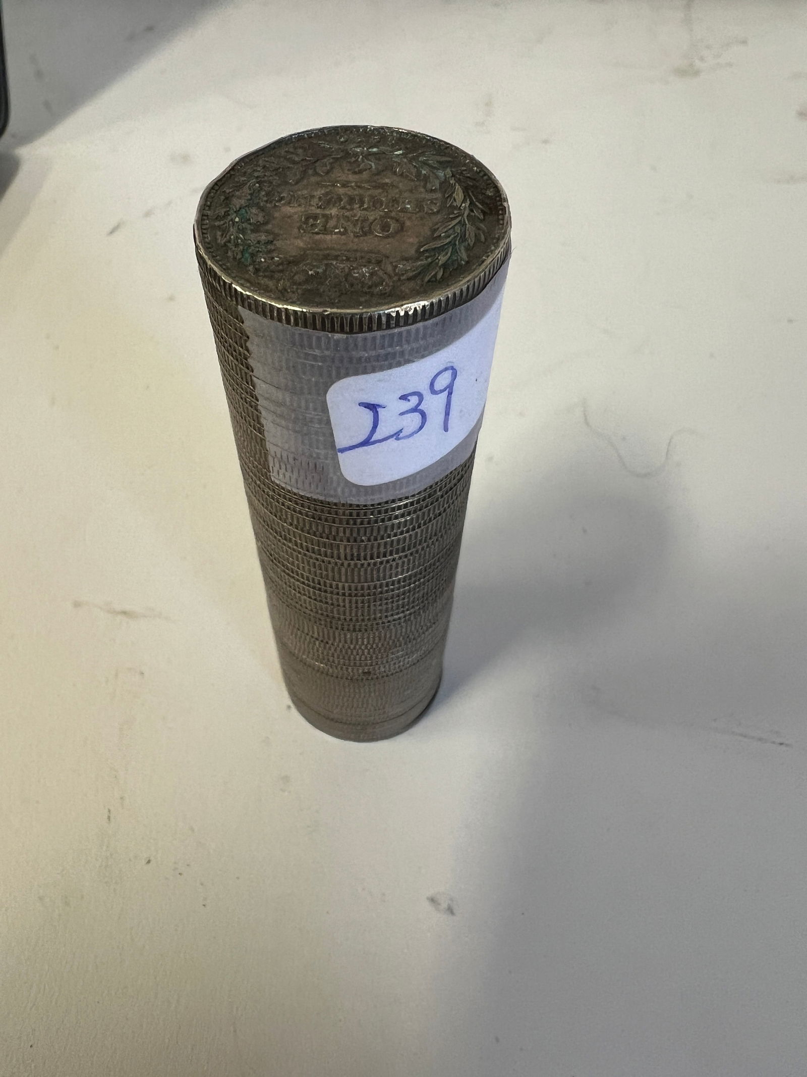 Rare One Shilling Silver Coin Holder (1 of 1)