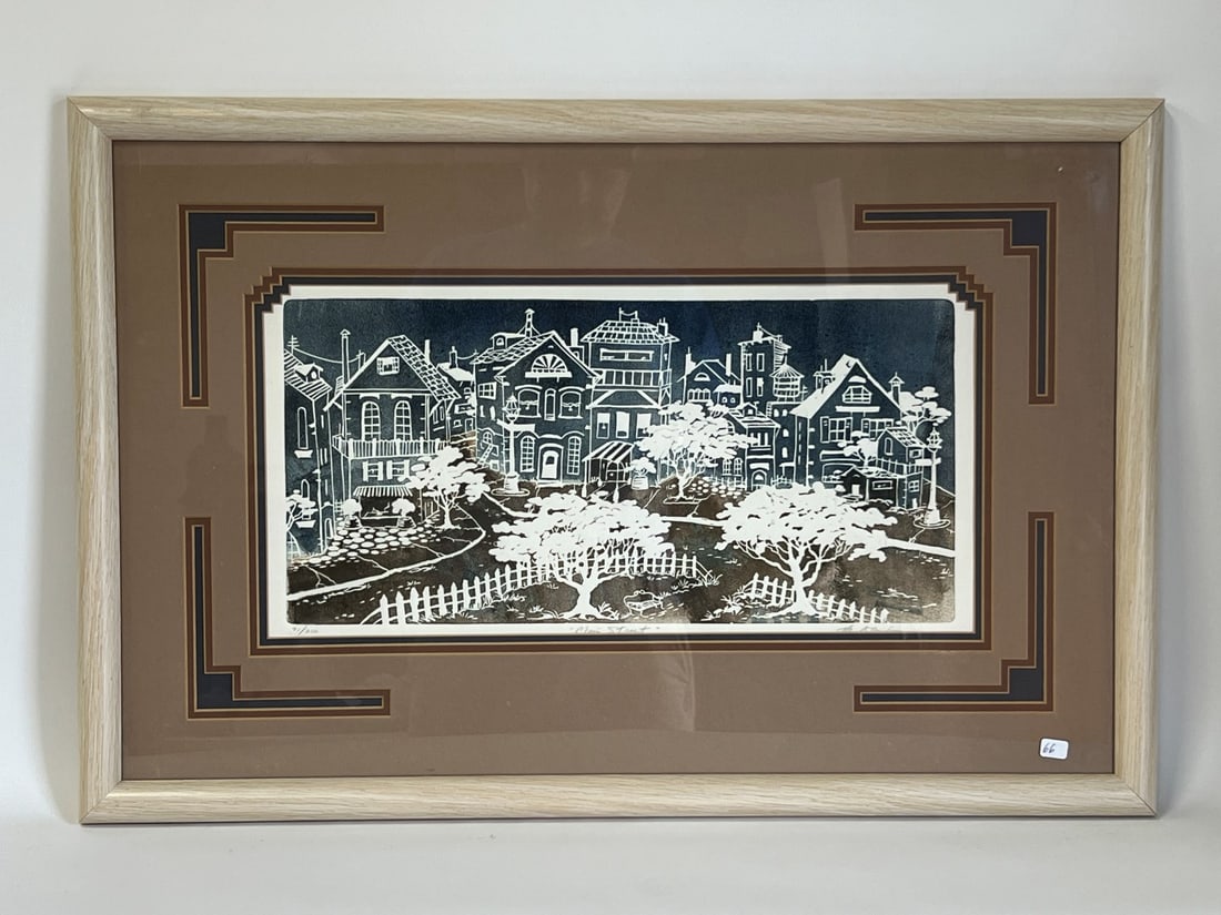 Albert Kaufman Ltd. Ed. Litho. Main Street. Sgd. (1 of 6)