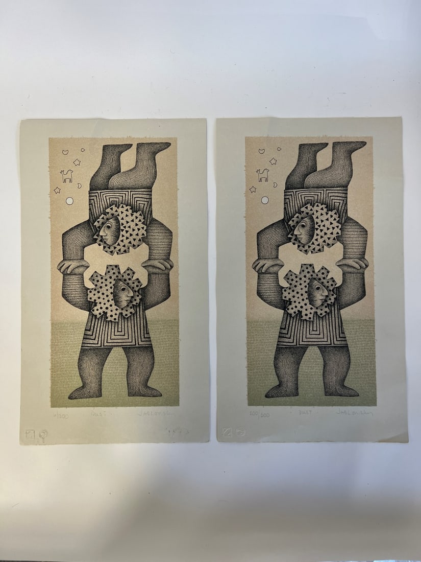 Jablonsky. Ltd. Ed. Lithos (2) Sgd. Numbered & w/Seal (1 of 7)