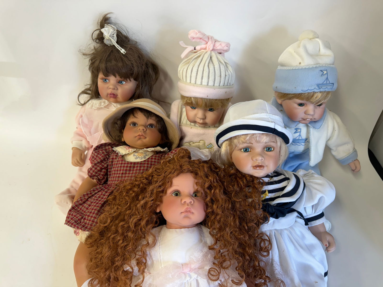 Ltd. Ed. Collectible Dolls Inc. Porcelain Heads (7) (1 of 2)