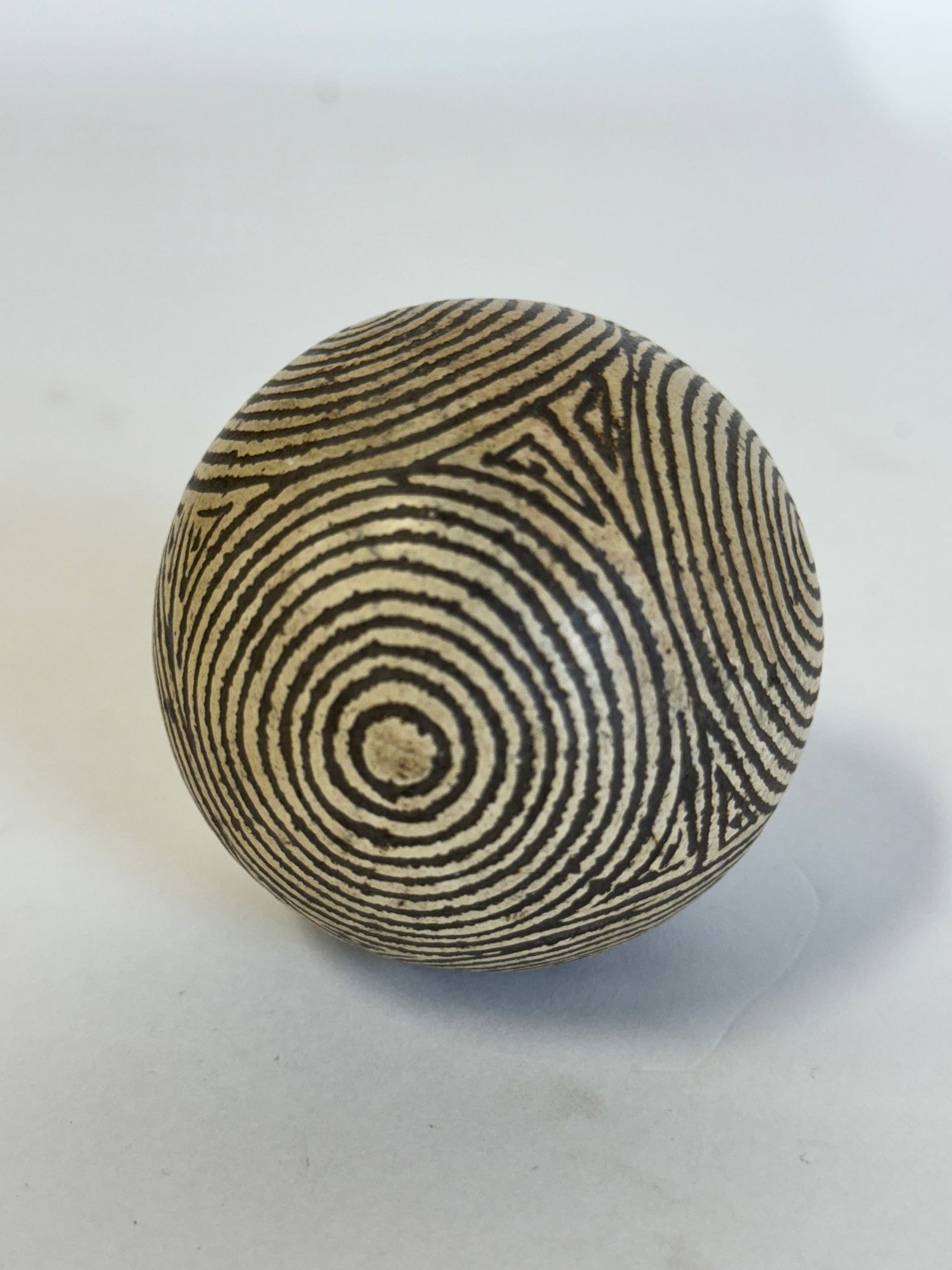 Taino Arawak Stoneware Ball (1 of 2)