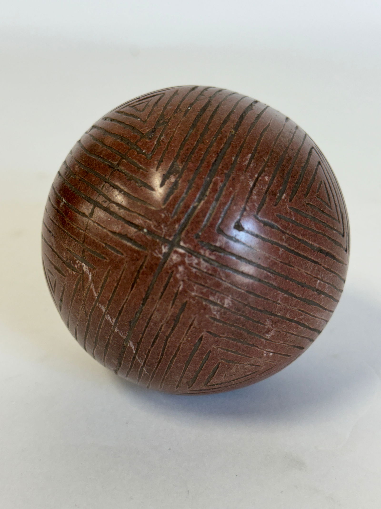 Taino Arawak Stoneware Ball (1 of 2)