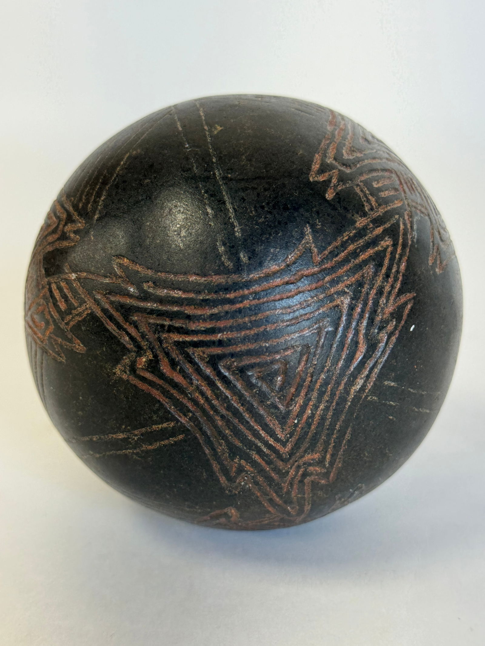 Taino Arawak Stoneware Ball (1 of 2)