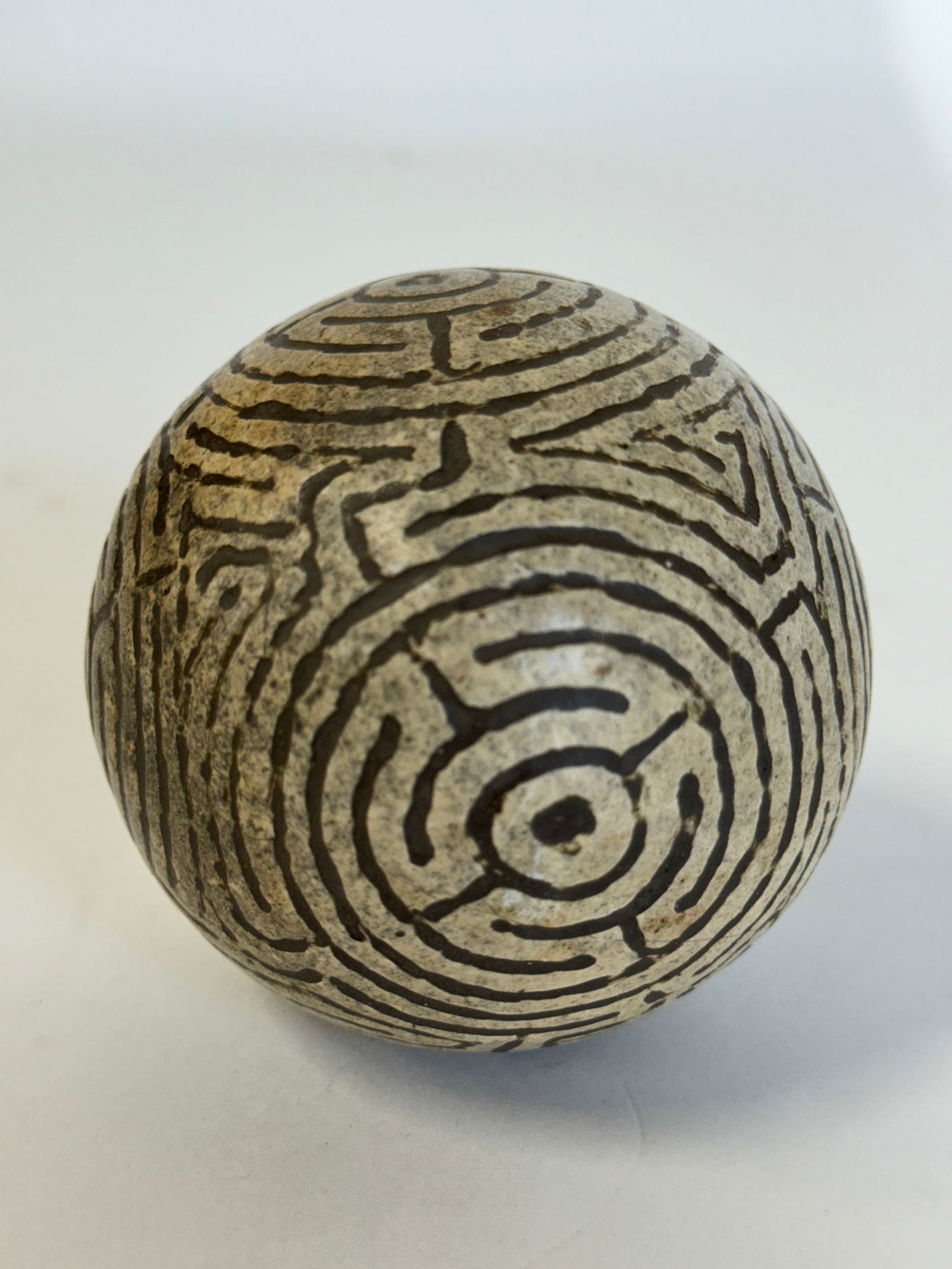 Taino Arawak Stoneware Ball (1 of 2)