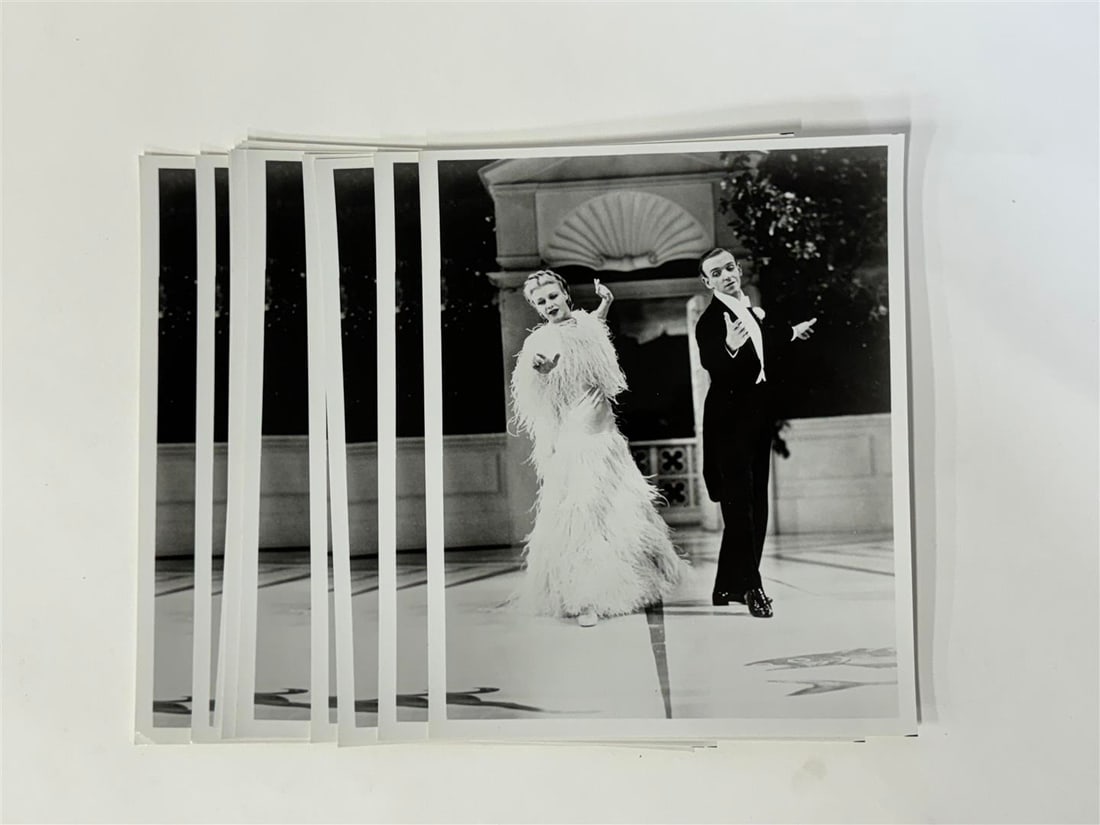 Rogers and Fred Astaire Dancing Photos (12): 8" x 10" Black and White. All the same image.
