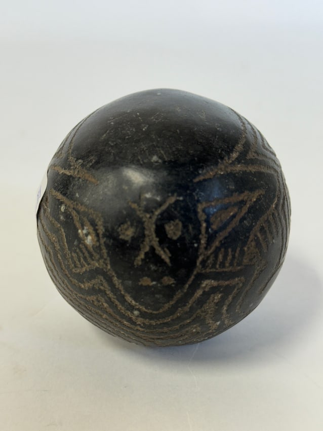 Taino Arawak Stoneware Ball (1 of 2)