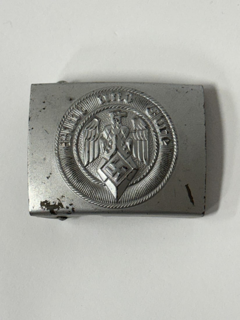 Hitler Jugend "Blood & Honor" Buckle: Hitler Jugend (Youth) Belt Buckle Marked RZM M4L
