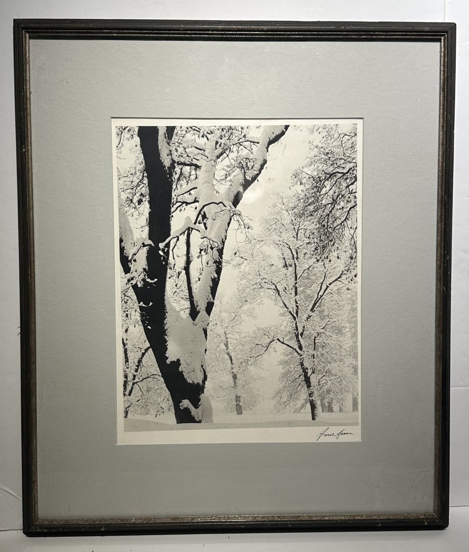 Ansel Adams; Framed Print - Winter, Yosemite Valley (1 of 4)