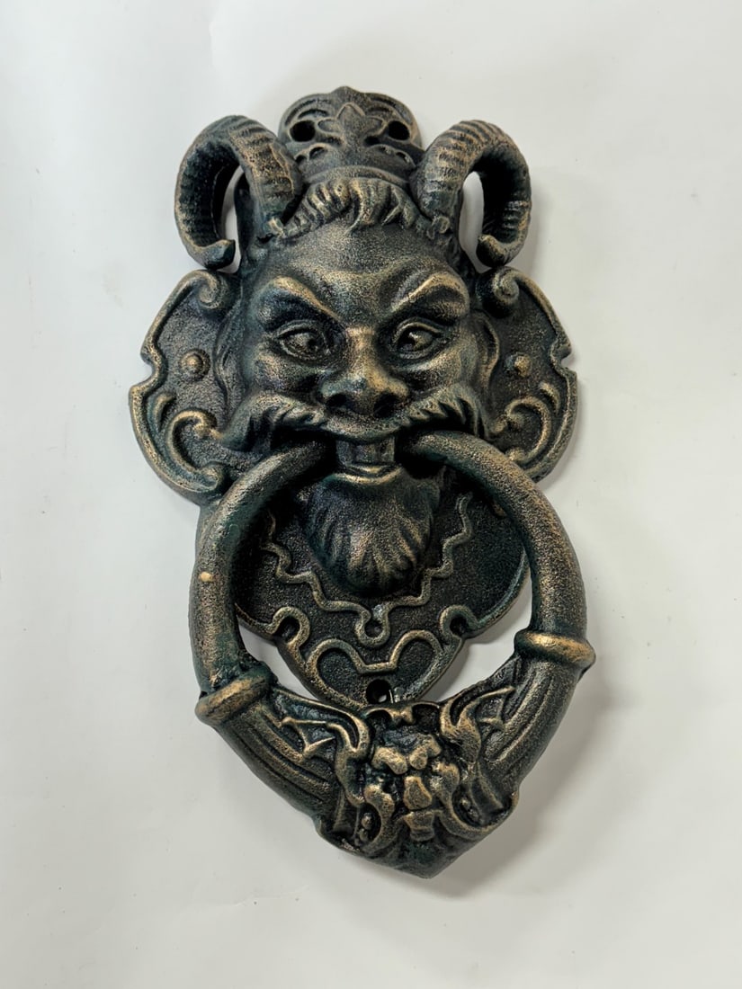 Large Satyr Door Knocker (1 of 3)