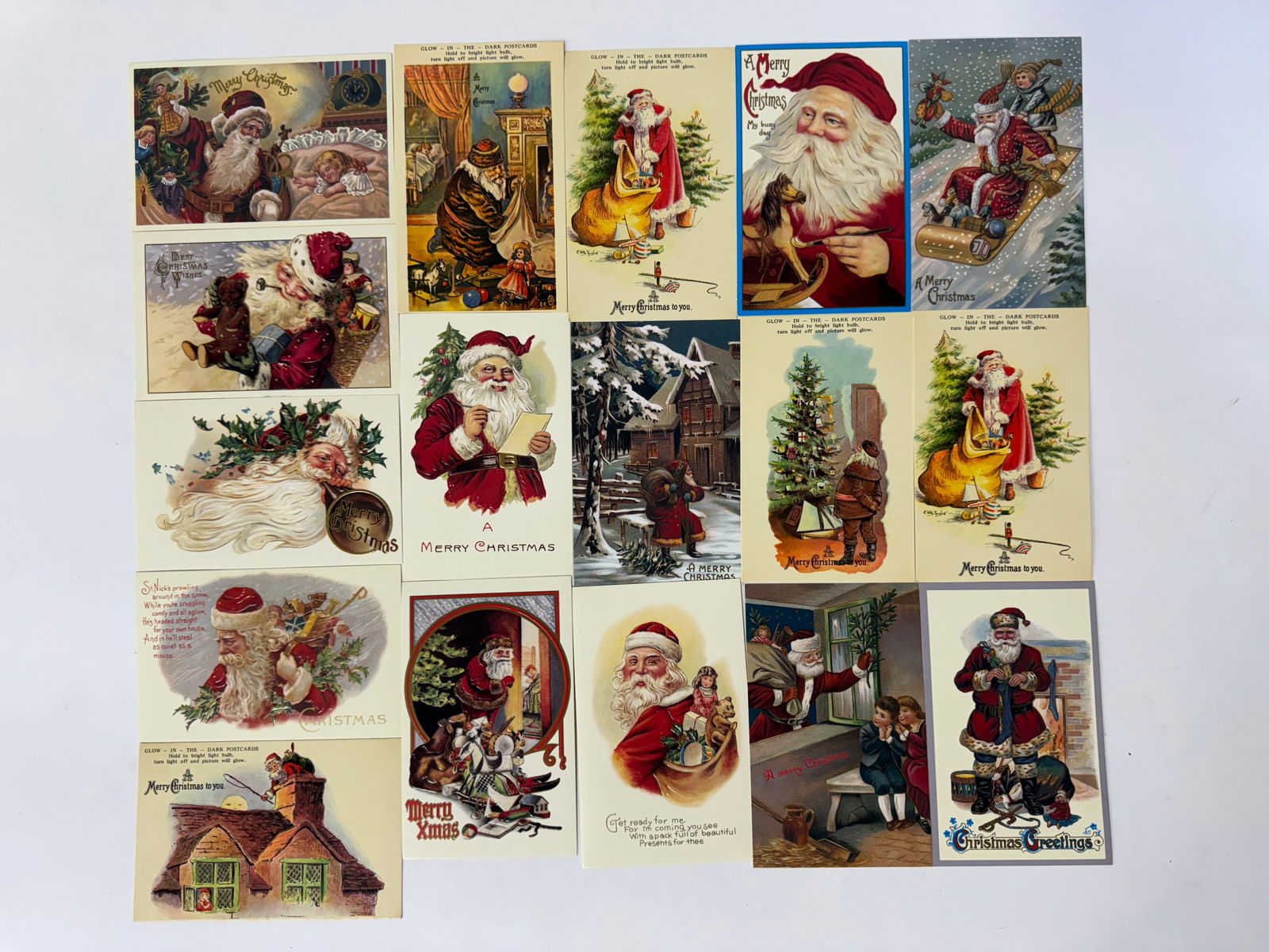 Embossed Santa Claus Postcards (17) (1 of 3)