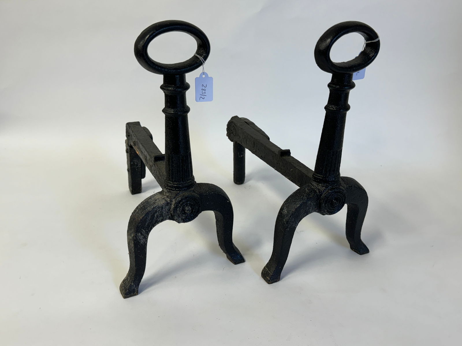 Antique Cast Iron Andirons (1 of 3)