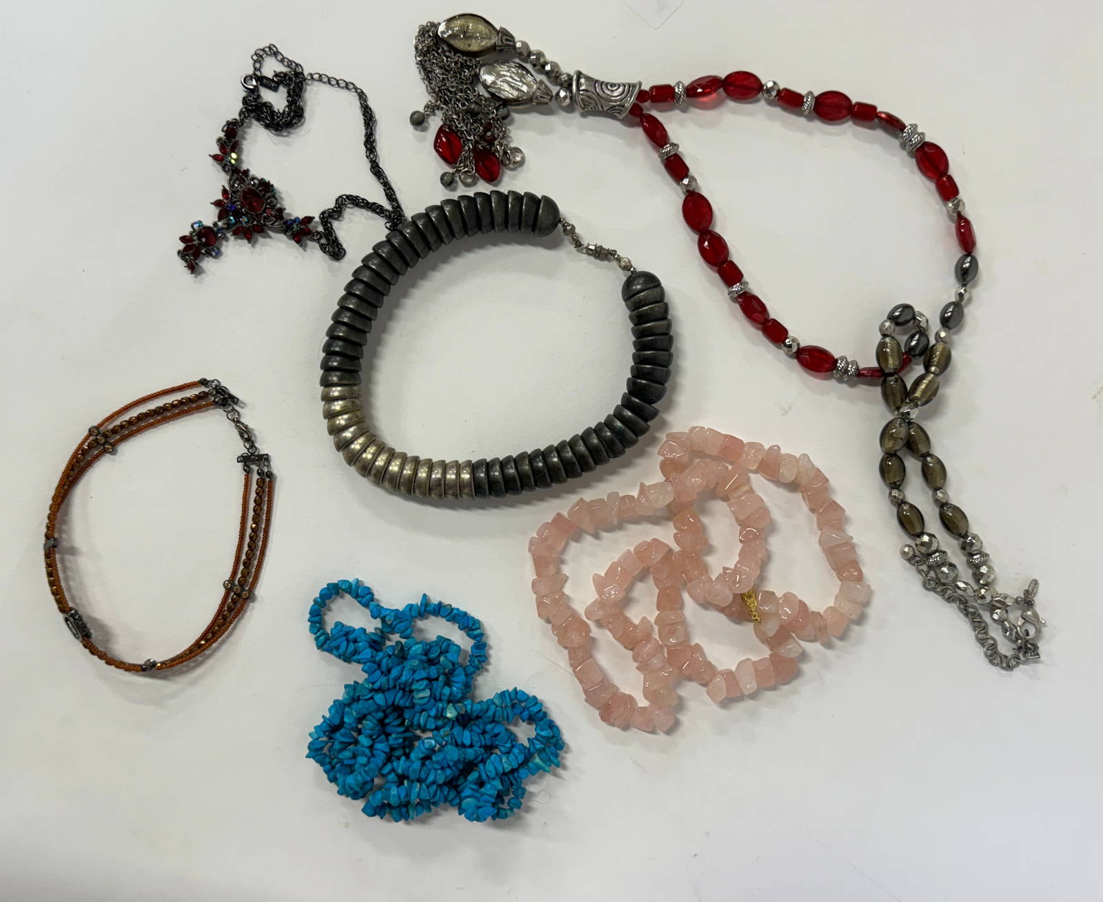 A Collectors Lot Of Necklaces Inc. Sgd Chico (6) Auction