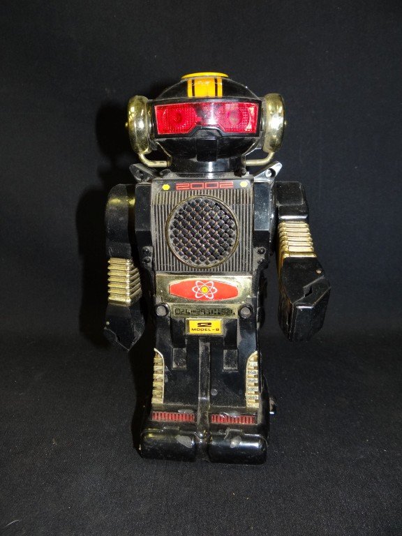 Battery Operated Robot Toy: 2 Model-B 10in. H.