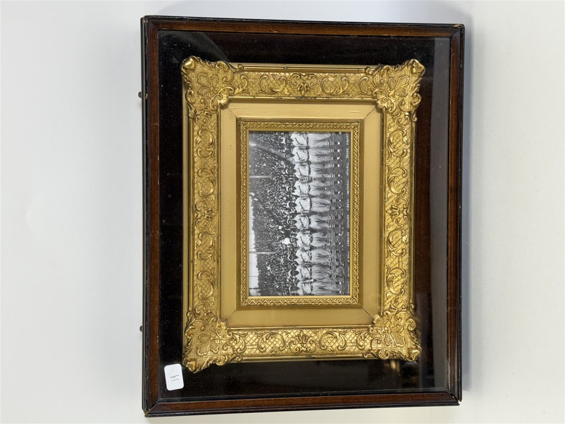 Black Baseball League Photograph: Shadow Box Frame 10"H x 12"W