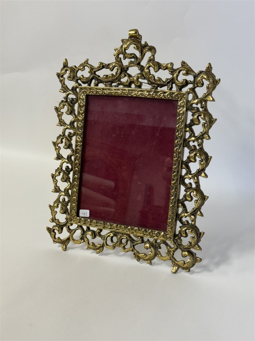 Ornate Brass Fancy Vintage Frame (1 of 3)