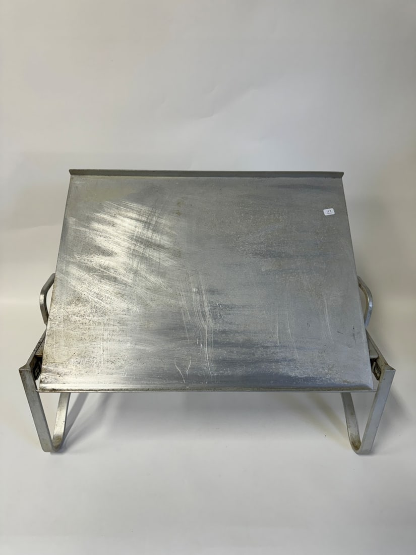 Mid-Century Aluminum Adjustable Tray (1 of 2)