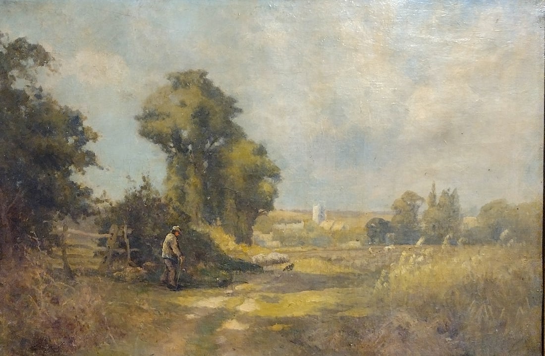 DeBreanski. A 19th C. "Morning" Sgd. (1 of 7)