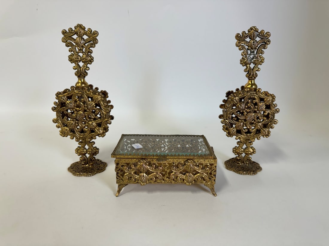 Fancy Ornate Dresser Set (1 of 4)