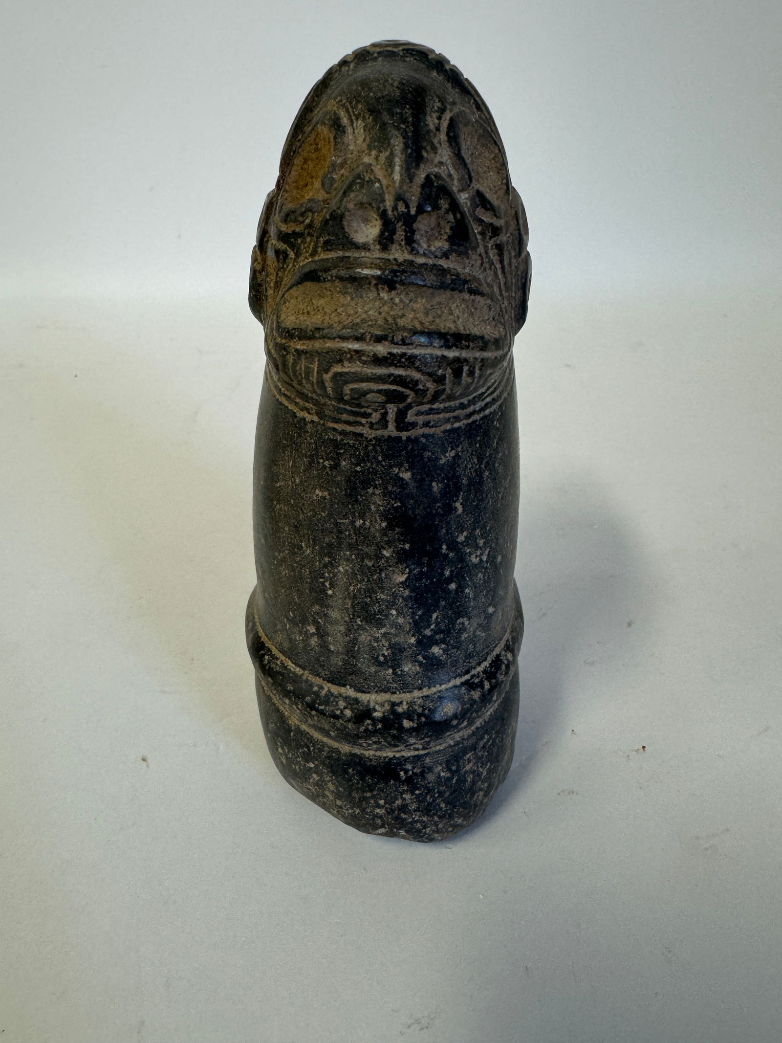 Taino Arawak Black Stoneware Figure (1 of 4)