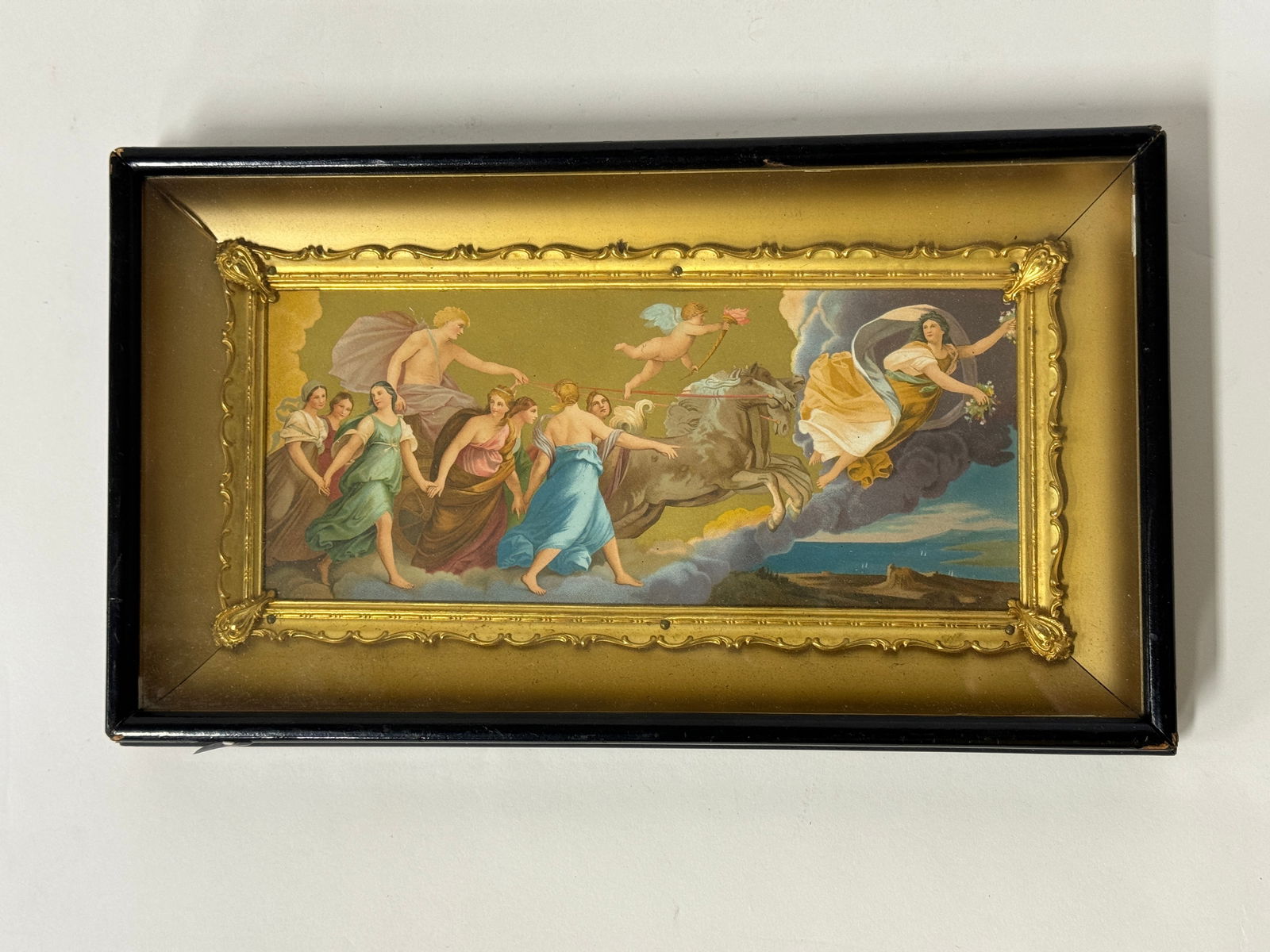 Classical Print  Gilt Frame in Shadow Box (1 of 3)