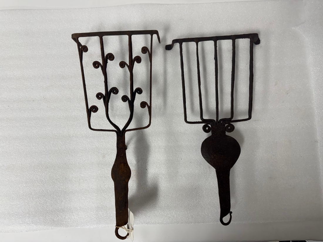 Primitive Iron Fireplace Grills(2) (1 of 4)