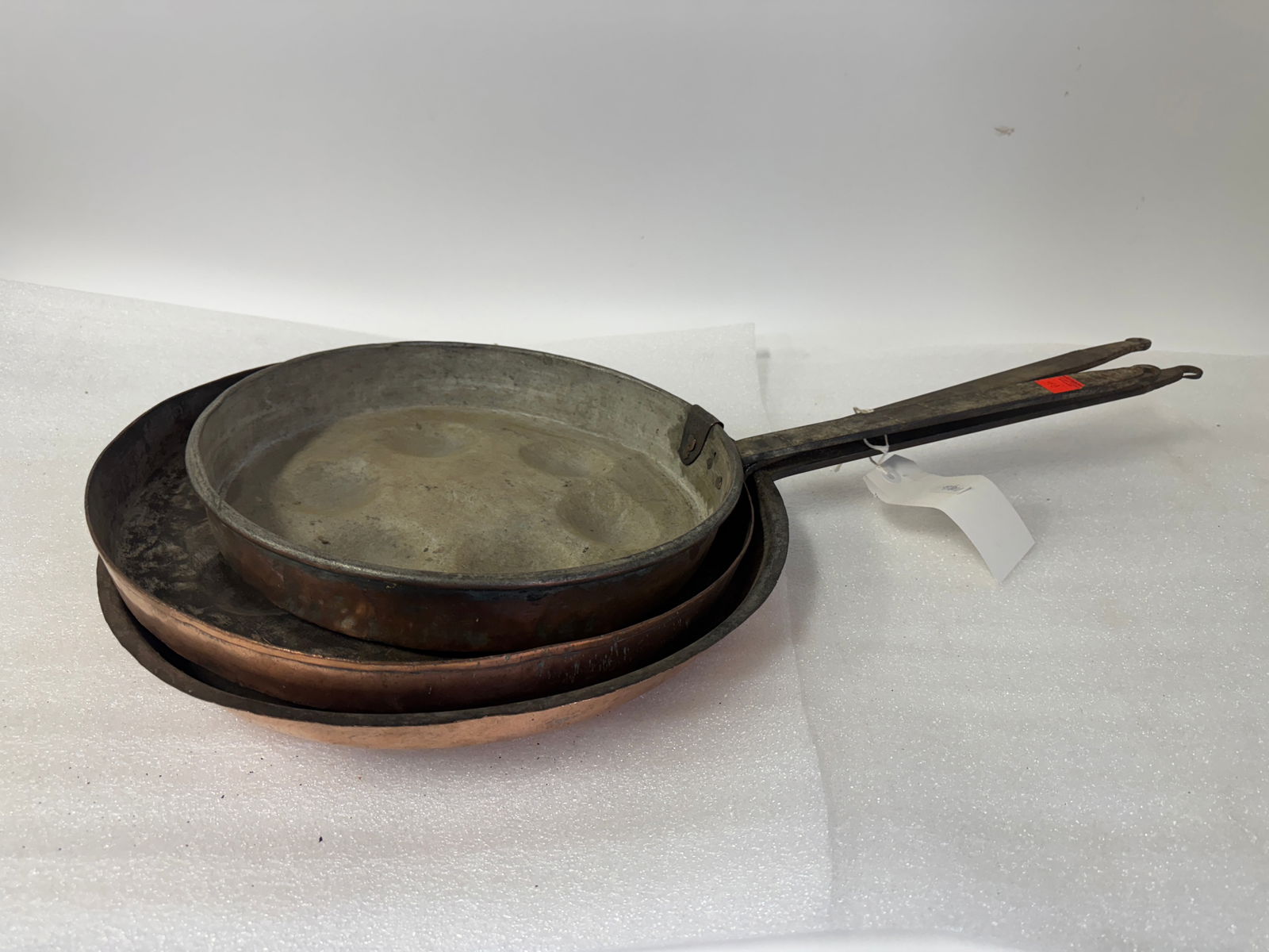 Three(3) Early Copper Pans (1 of 3)