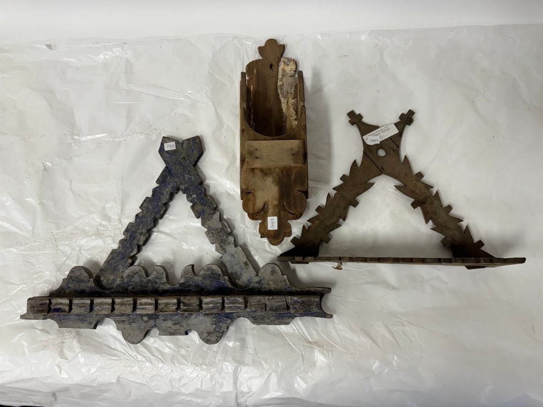 Three(3) Primitive Wooden Racks (1 of 7)