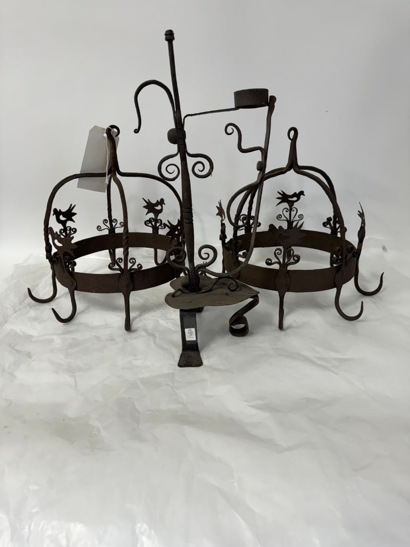 Primitive Iron Utensil Racks(3) (1 of 4)