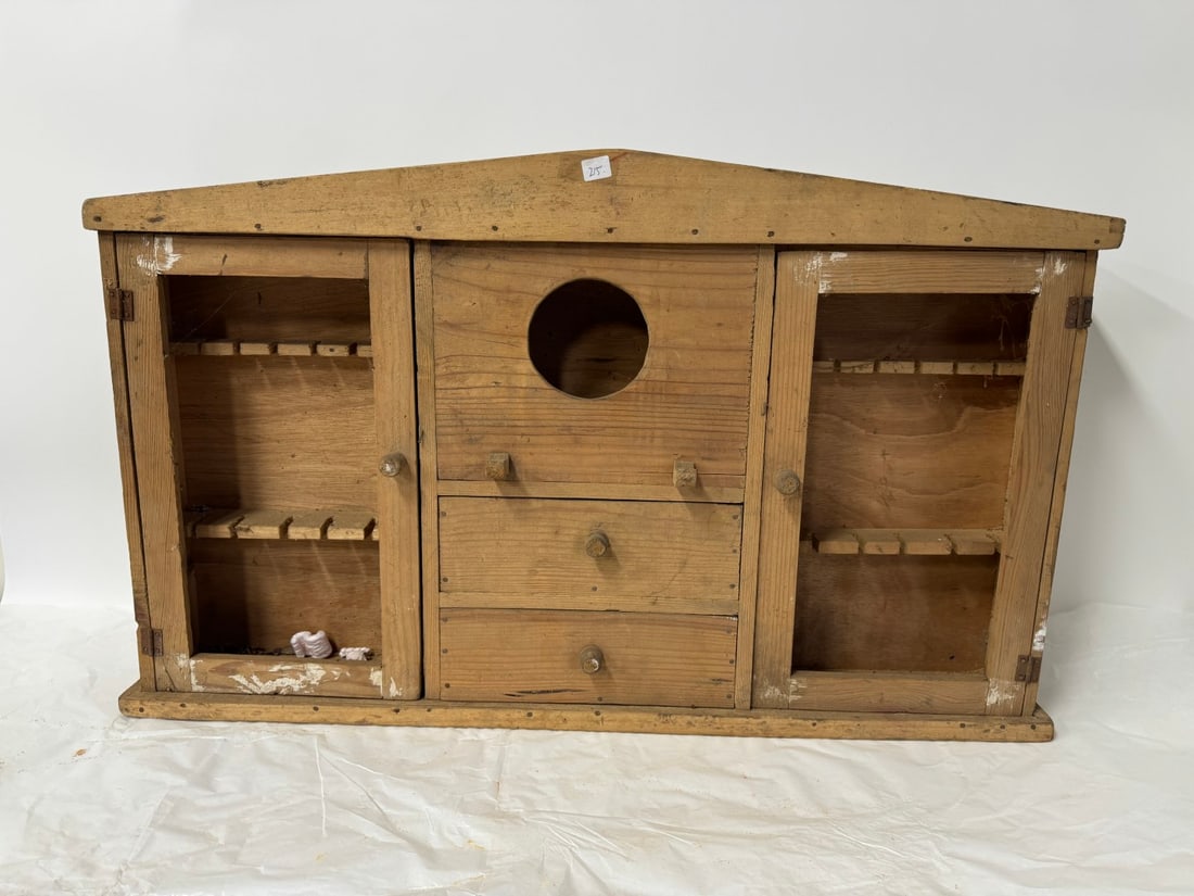 Early Pimitive Pine Cabinet (1 of 2)