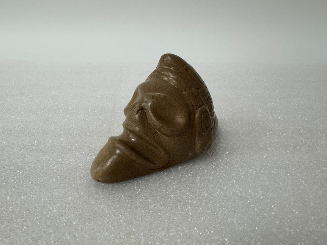 Taino Arawak Stoneware: Carribean Islands 1000-1500 B.C. 3" W x 3"H
