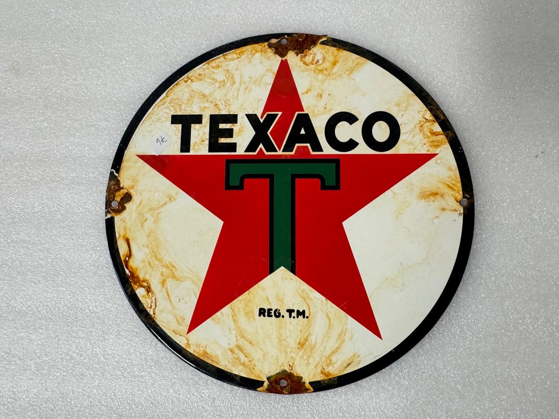 Texaco Enamel Sign (1 of 3)
