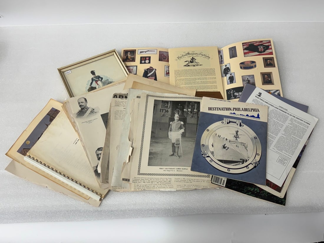 Ephemera First Troop Philadelphia Cavalry (1 of 3)