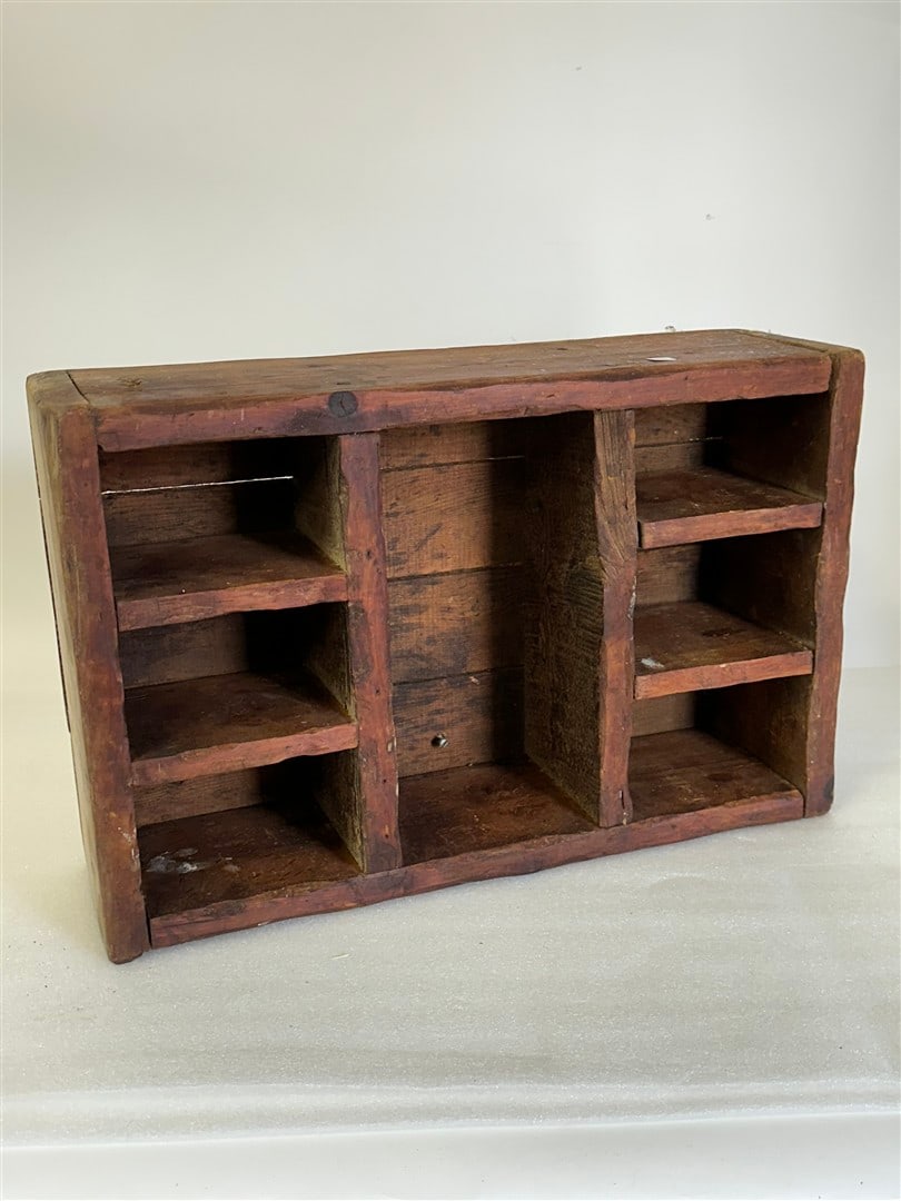 Early Pine Wall Shelf Box (1 of 3)